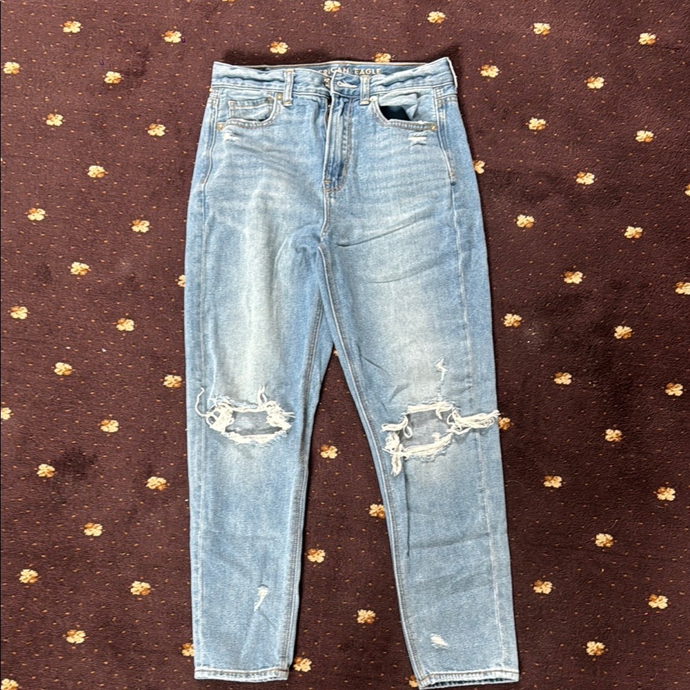 American Eagle Outfitters High Rise Blue Jeans